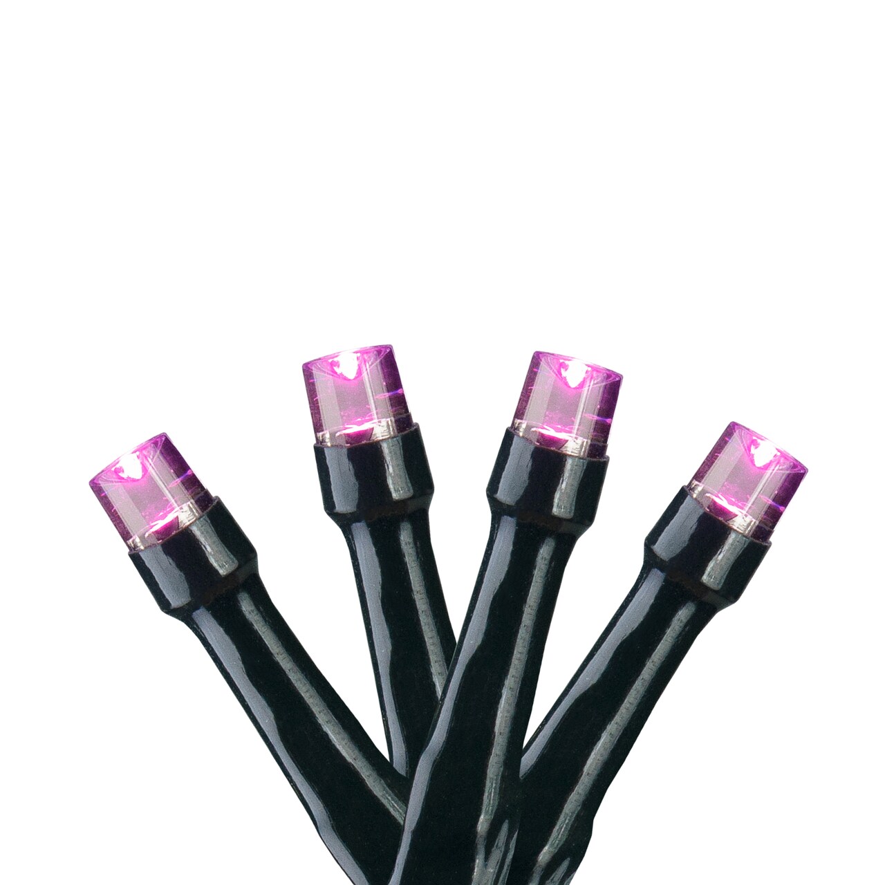 Brite Star LED Micro Wide Angle Christmas Light Set - Pink - 7.25' - Green Wire - 20ct